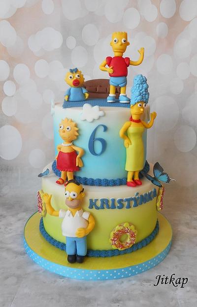Simpsons cake - Cake by Jitkap