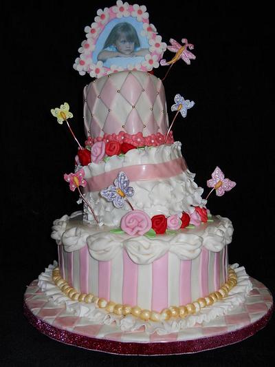 Topsy Roses - Cake by Laurie