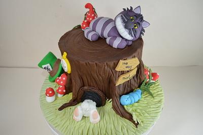 Alice in wonderland - Cake by 3dfuncakes
