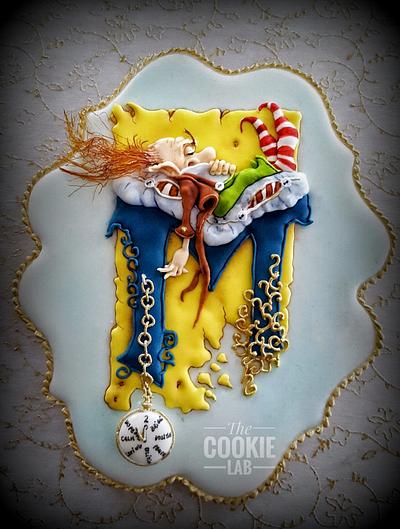 Saying hello to the new year..... and good-bye to the old one! - Cake by The Cookie Lab  by Marta Torres