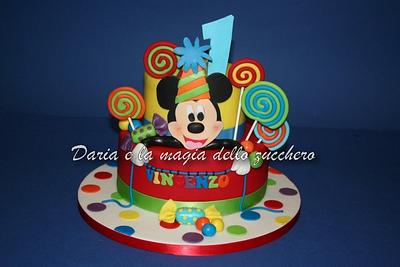 Mickey Mouse birthday cake - Cake by Daria Albanese
