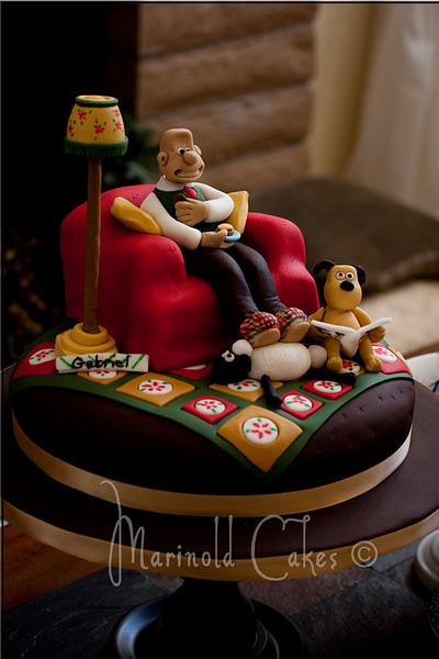 Wallace and Gromit Cake - Cake by Mavic Adamos