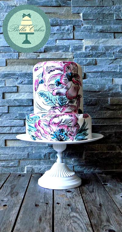 floral - Cake by Bella Cakes