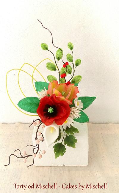 Flower bouquet - Cake by Mischell