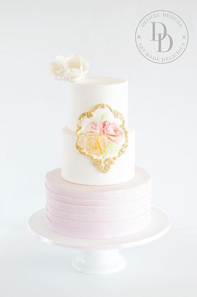 Blushing - Cake by Delicia Designs