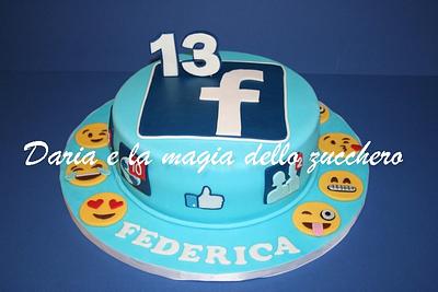 Facebook cake - Cake by Daria Albanese