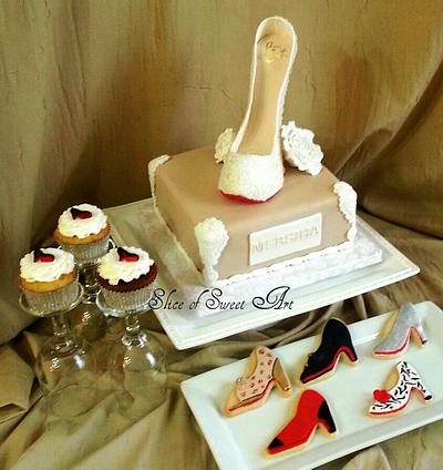 Louboutin Birthday - Cake by Slice of Sweet Art