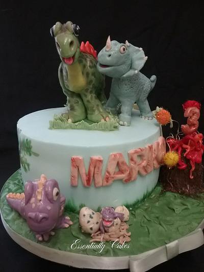 Dinosaurs - Cake by Essentially Cakes