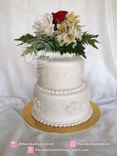 Wedding Cake - Cake by TheCake by Mildred