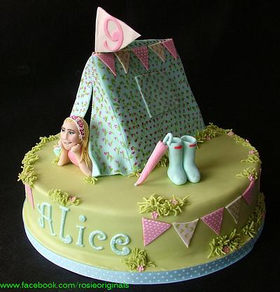 Alice's Tent - Cake by Rosie Cake-Diva