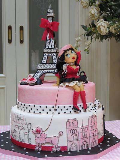 promenade in paris - Cake by serena70