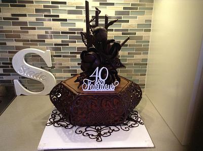 My daughters 40th - Cake by LynSS