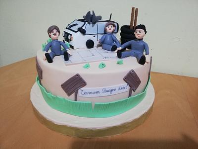 Торта за строител ! - Cake by CakeBI9