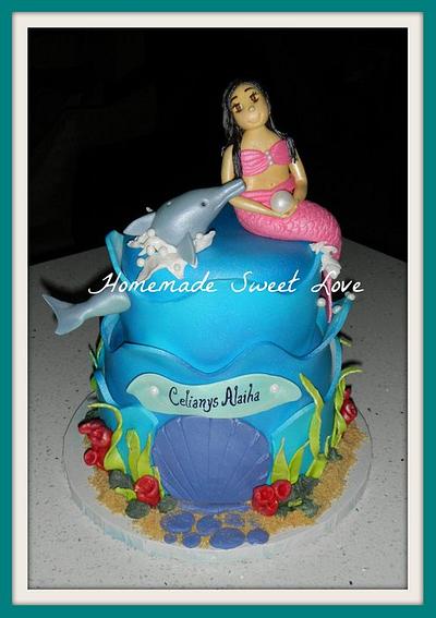 Mermaid cake - Cake by  Brenda Lee Rivera 