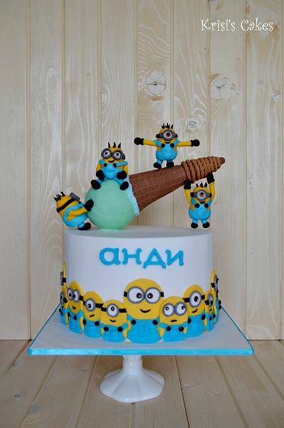 cake minion - Cake by KRISICAKES