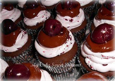 Chocolate Covered Cherry Cupcakes - Cake by My Cake Sweet Dreams