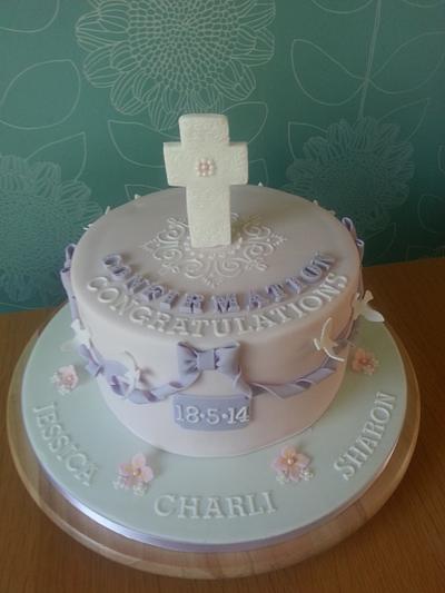 confirmation cake - Cake by lisa-marie green
