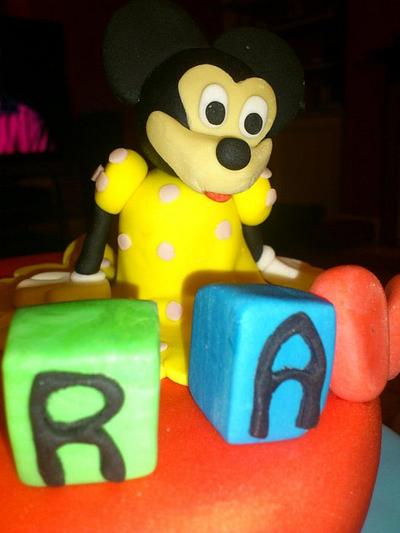 Mickey and Minnie - Cake by Ninas Cakes