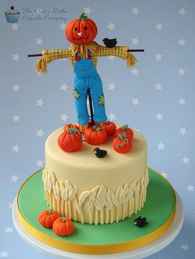 Scarecrow Cake - Cake by Amanda’s Little Cake Boutique