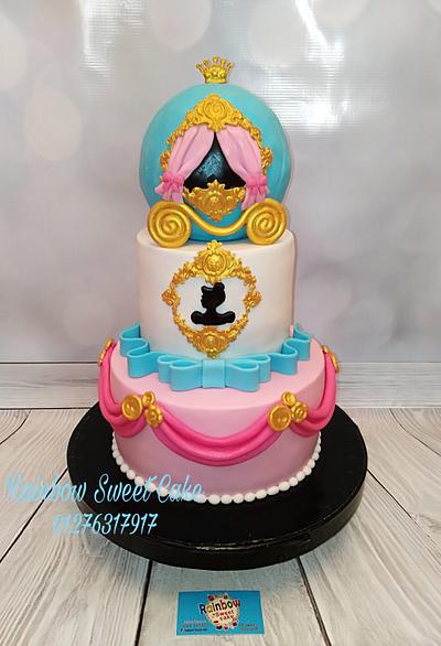 #Cinderella_cake  - Cake by Riham Samwel 