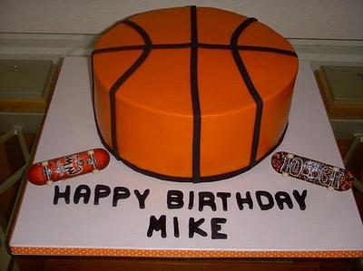 Basket Ball Cake - Cake by CakeDreams