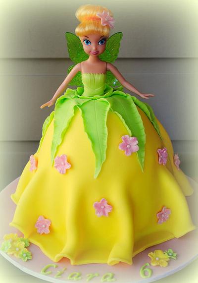 Tinkerbell Cake - Cake by Amelia's Cakes