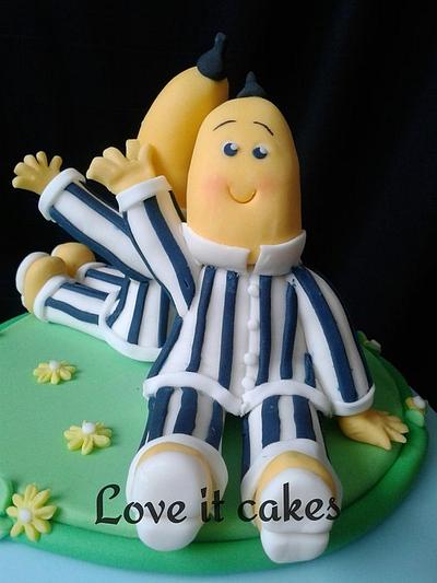 bananas in pyjamas - Cake by Love it cakes