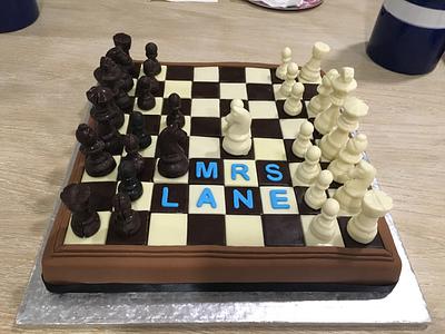 Chess board - Cake by Rhona