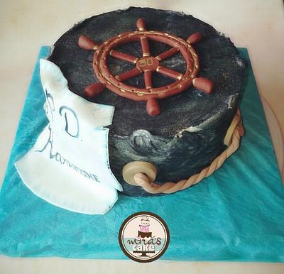 Buttercream sea cake - Cake by Mira's cake