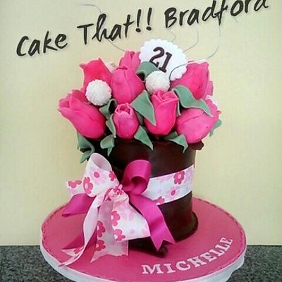 chocolate cake bouquet - Cake by cake that Bradford