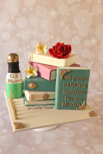 Book stack cake  - Cake by Love Cake Create