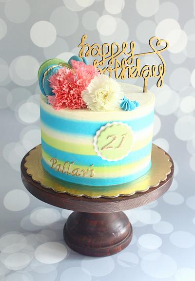 Pallavi's 21st Birthday - Cake by Joonie Tan