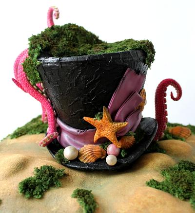 mad hat octopus - Cake by Lovely Sugar Art by Katarzyna Duda