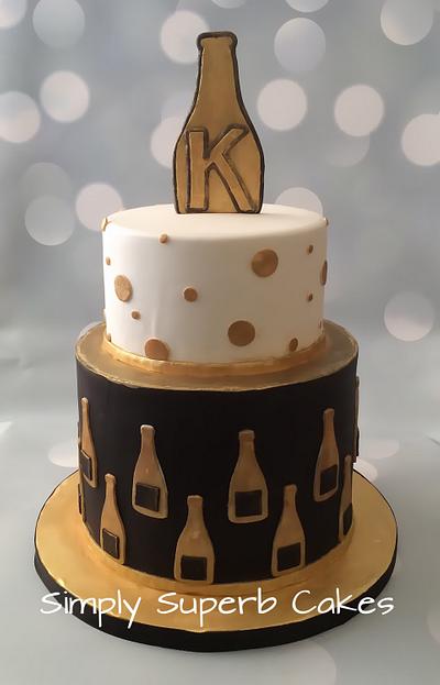 Champagne Cake - Cake by Simply Superb Cakes