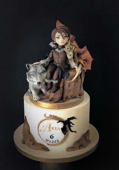 Arya - juego de Tronos - Cake by Cristina Sbuelz