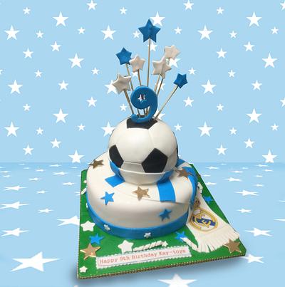 Football Birthday Cake - Cake by MsTreatz