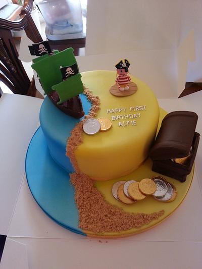 Pirate Birthday Cake - Cake by Topperscakes