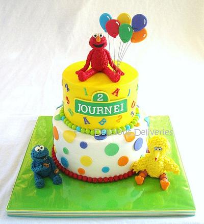Sesame Street Cake - Cake by DeliciousDeliveries