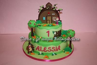 Masha & the bear cake - Cake by Daria Albanese