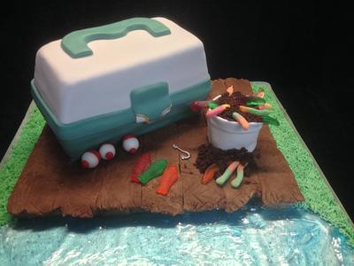 Avery's fishing cake - Cake by Laurie