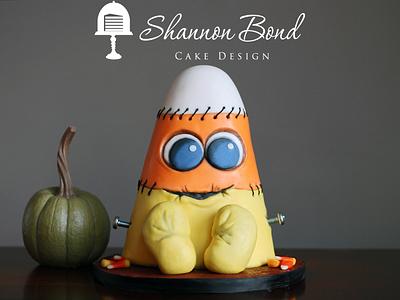 Frankencorn Halloween Cake - Cake by Shannon Bond Cake Design