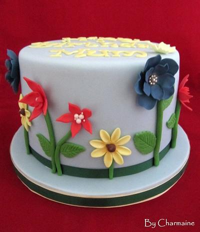 Flower Cake - Cake by Charmaine 