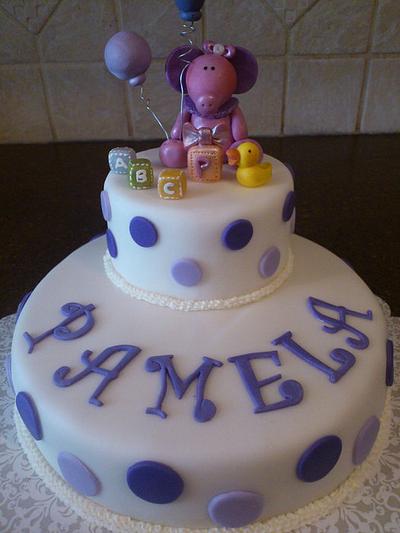 Pamela Baby Shower - Cake by Norma Vennesland