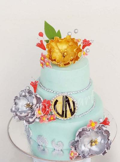 Silver Anniversary cake - Cake by SwethaPrajwala Raja, Culinart