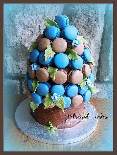 Macarons tree - Cake by Petraend