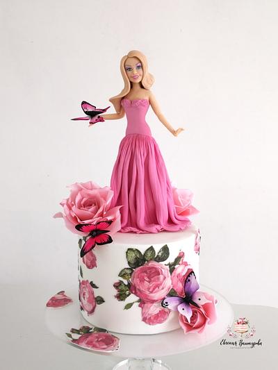 Barbie cake  - Cake by Evgenia Vinokurova