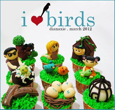 I love Birds - Cake by Diana