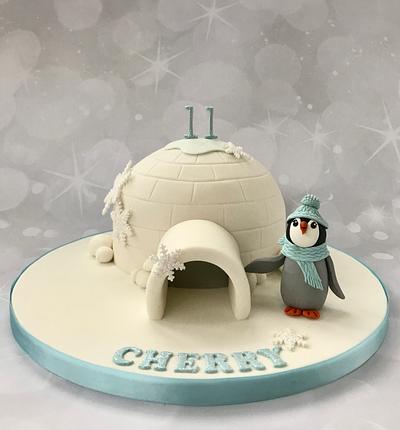 Penguin & Igloo - Cake by Canoodle Cake Company