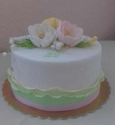 Birthday cake  - Cake by Aliena