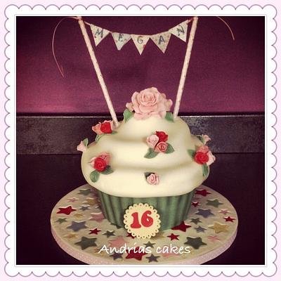 Giant cupcake cathkidston theme - Cake by Andrias cakes scarborough